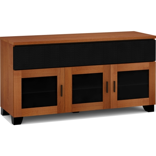 Elba 339 65" TV Stand Cabinet with Soundbar Opening in American Cherry